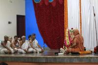 Guru Pujana and Ganga Aarati by HH Swamiji; Simollanghana (6 Sep 2025)
